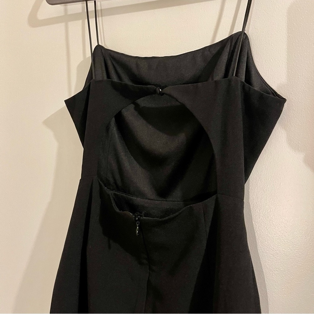 Black Apron Mini Dress - Picture 4 of 4